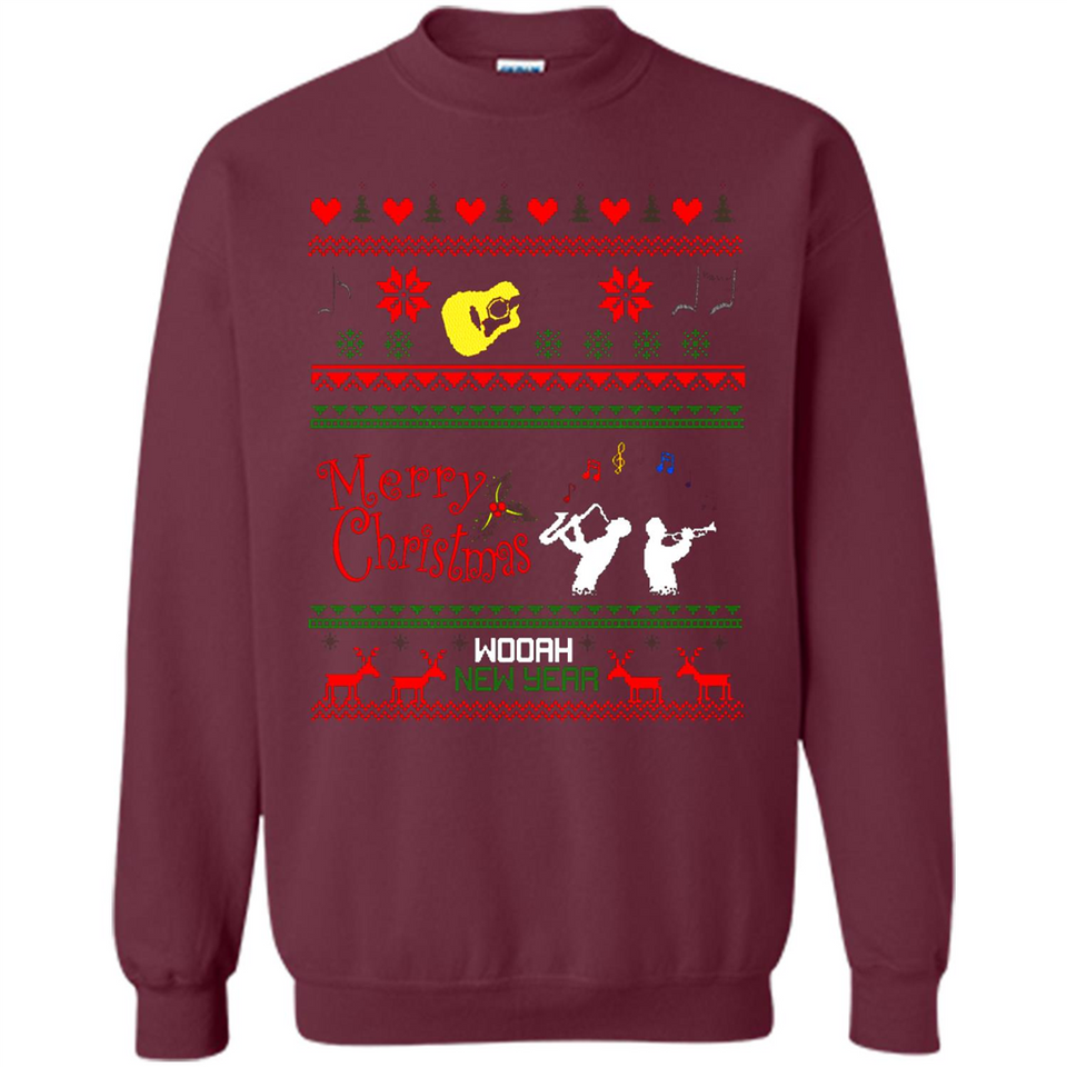 Music Ugly Christmas SweatShirt - Sweatshirt