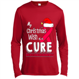My Christmas Wish Is A Cure Breast Cancer Awareness sweater PINGPONG