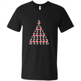 Flamingo Christmas Tree Flamingo - Men's V-Neck