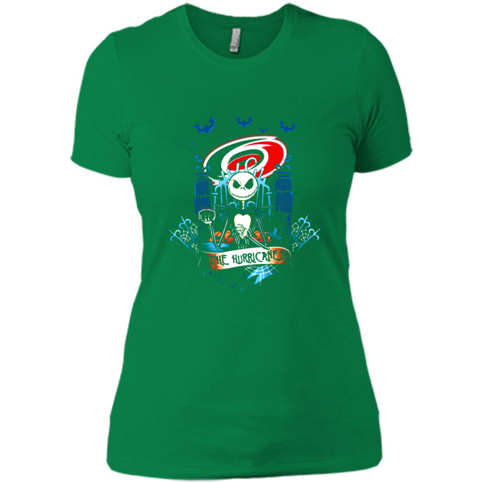 Carolina Hurricanes Halloween The Nightmare Before Christmas - Ladies' Boyfriend T-Shirt