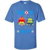 Snow Day Shirt For Boston Red Sox Vs Minion Fans pingpong