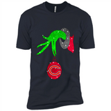 GRINCH HAND HOLDING CHICAGO BEARS GLITTER CHRISTMAS PINGPONG