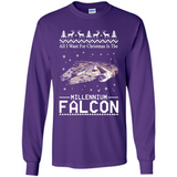 All I Want For Christmas Is The Millennium Falcon ugly PINGPONG