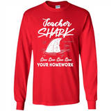 Teacher Shark Doo Doo Doo Your Homework Shirt Ladies' Boyfriend