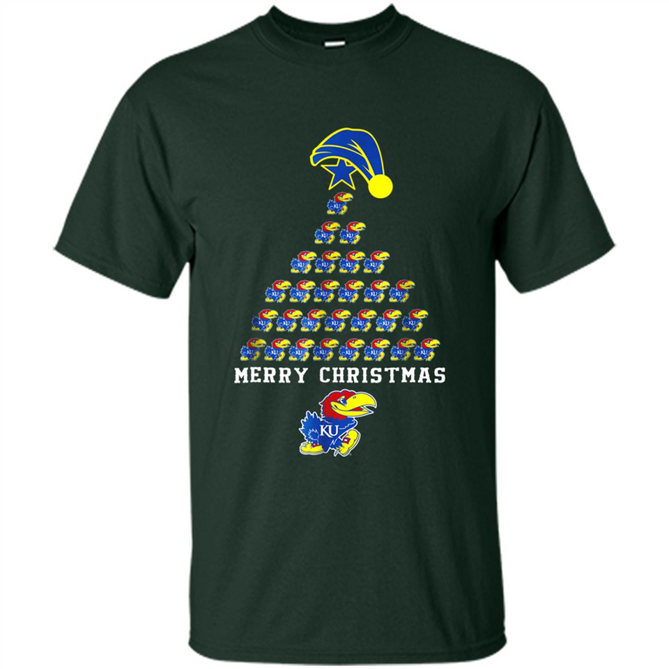 Perfect Kansas Jayhawks Christmas Tree PINGPONG