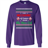 Funny Ugly Christmas T-Shirt Gift for Mechanic - Long Sleeve T-Shirt