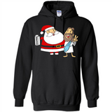 Eggnog Santa And Jesus Christmas