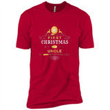 First Christmas as a Uncle - Christmas Family - Premium Short Sleeve T-Shirt