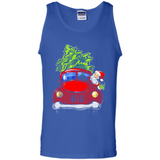 Vintage Santa red Truck Christmas Tree PINGPONG