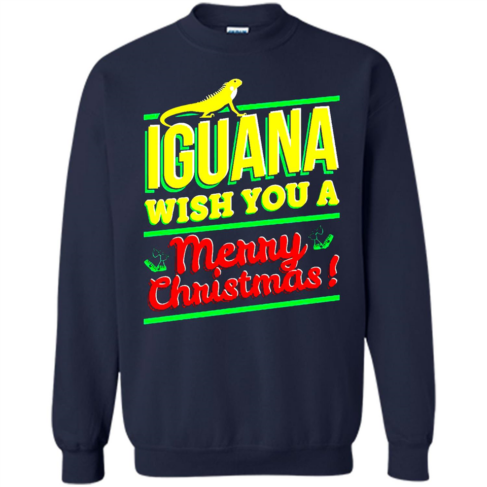 Iguana Wish You A Merry Christmas Animal - Sweatshirt