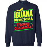 Iguana Wish You A Merry Christmas Animal - Sweatshirt