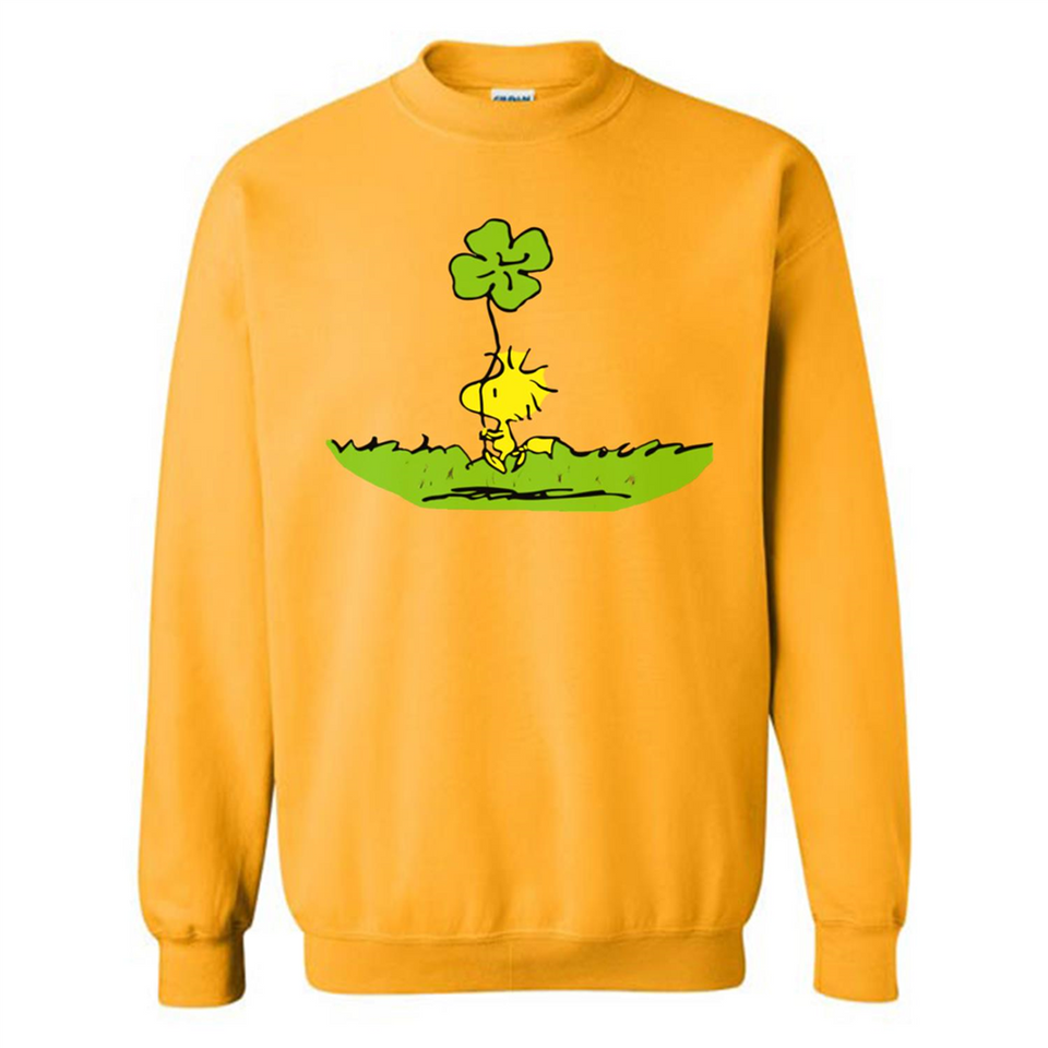 Snoopy Woodstock Shamrock - Sweatshirt