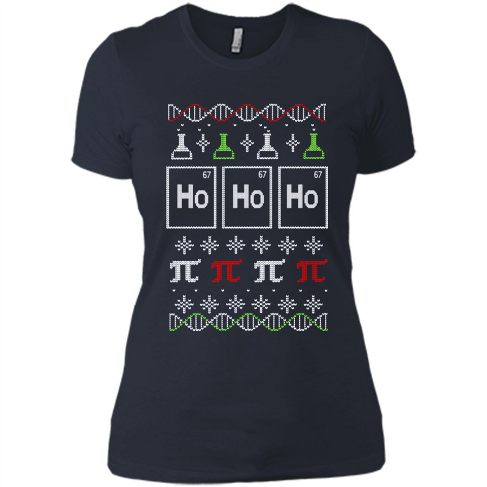Scientific christmas ugly sweater - Ladies' Boyfriend T-Shirt