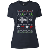 Scientific christmas ugly sweater - Ladies' Boyfriend T-Shirt