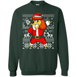 Dabbing Poodle Santa Christmas Holiday Sweatshirt - Sweatshirt
