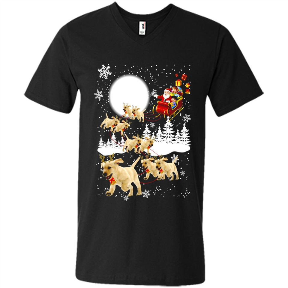 Christmas Santa Golden Retriever Sleigh For Labrador Retriever
