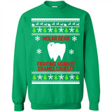Molar bear fighting against enamel cruelty Christmas - Sweatshirt