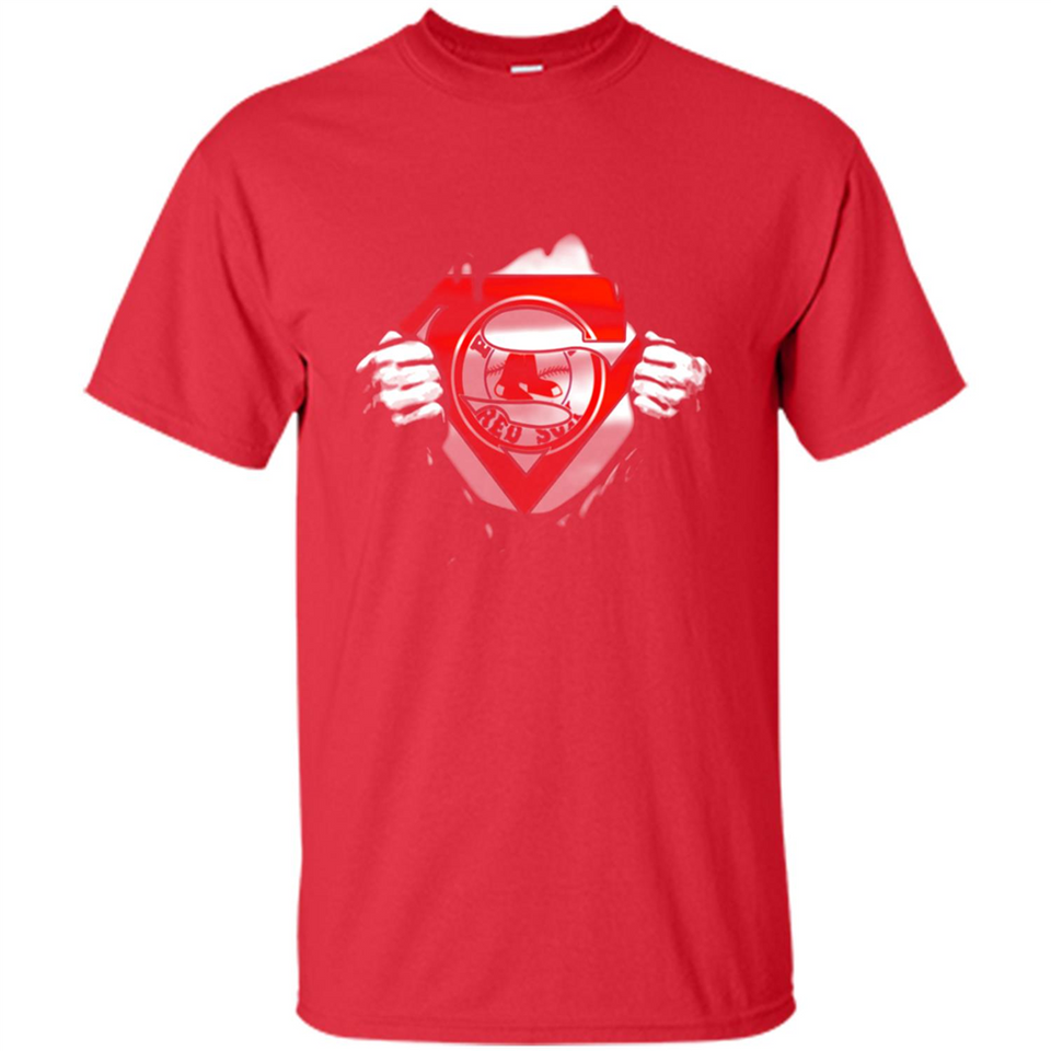 Boston Red Sox And Superman Fans - Shirt