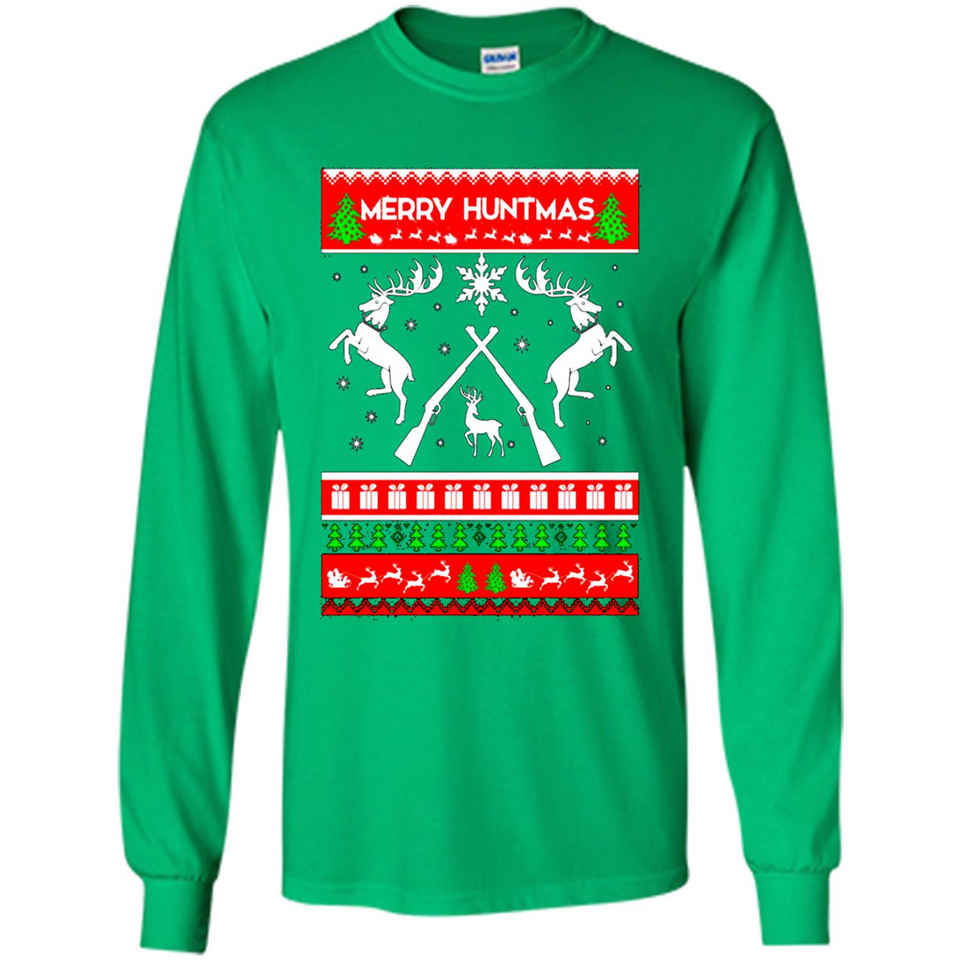Merry Huntmas Ugly Christmas sweater PINGPONG