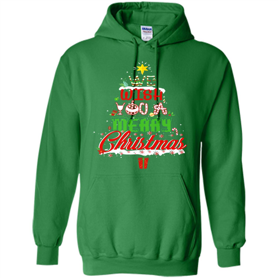 We Wish You A Merry Christmas Funny Pine Gift Sleeve - Hoodie
