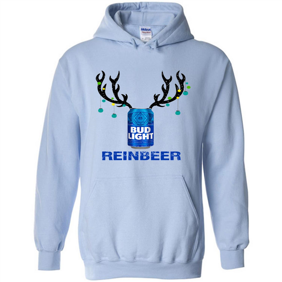 Bud Light Reinbeer Funny Beer Reindeer Christmas Sweatshirt - Hoodie