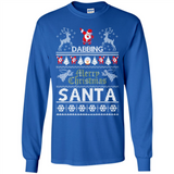Dabbing Santa Ugly Christmas - Long Sleeve T-Shirt