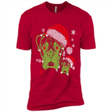 Boxer Dog diamond Christmas - Premium Short Sleeve T-Shirt
