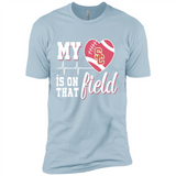 USC Trojans Football My Heart is on that Field - Premium Short Sleeve T-Shirt
