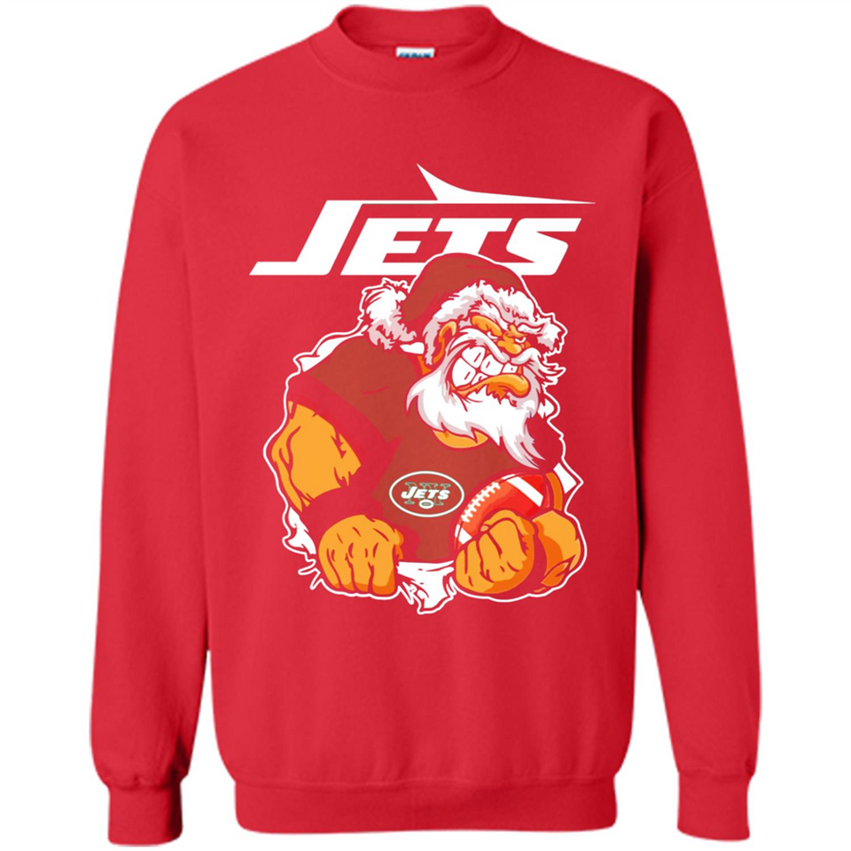Grumpy Santa Claus Jets Football Team PINGPONG