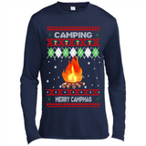 Merry Campmas Ugly Christmas - Canvas Long Sleeve T-Shirt
