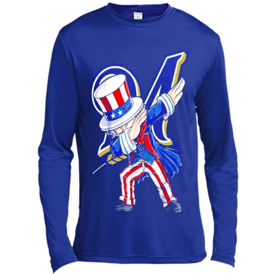 MLB MILWAUKEE BREWERS UNCLE SAM DABBING INDEPENDENCE DAY