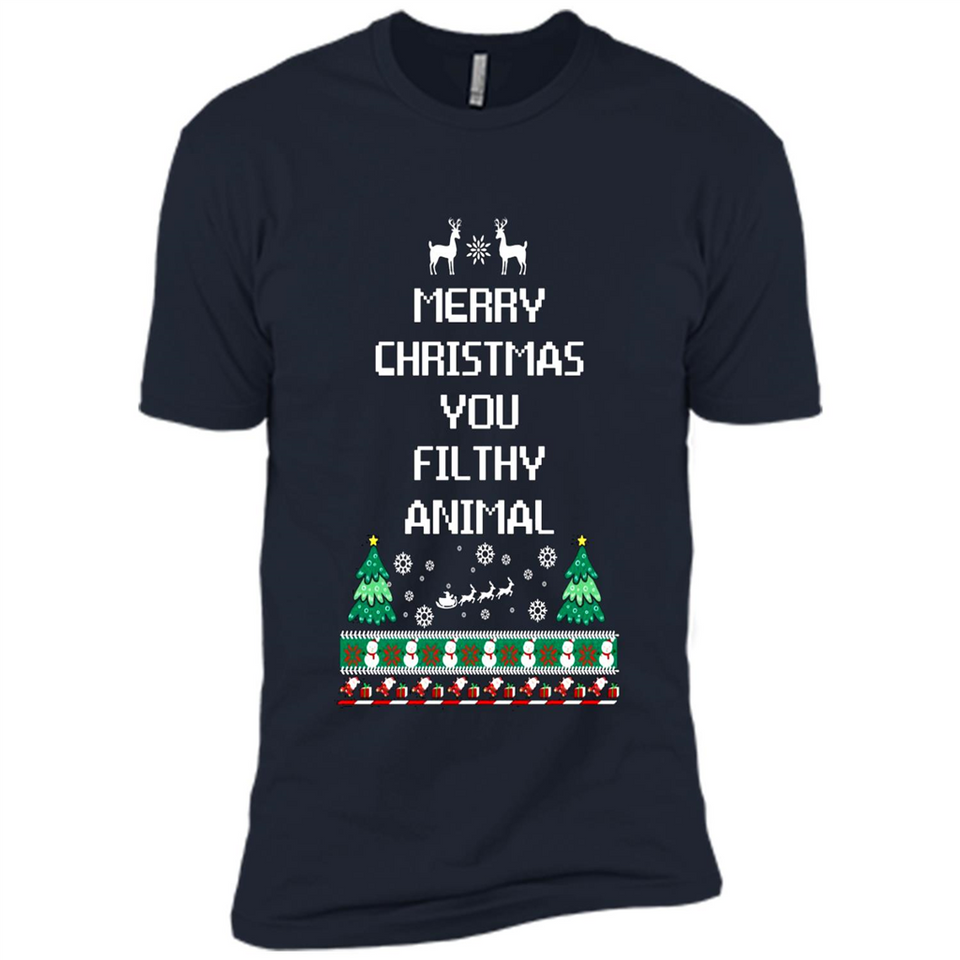 Merry Christmas You Filthy Animal Sweatshirt PINGPONG