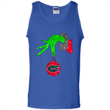 GRINCH HAND HOLDING FLORIDA GATORS GLITTER CHRISTMAS PINGPONG