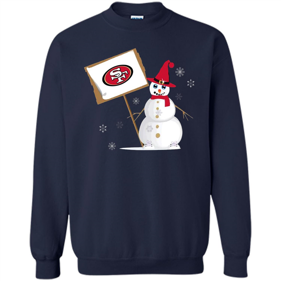 San Francisco 49ers Snowman Funny