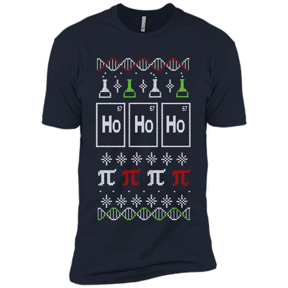 Scientific christmas ugly sweater - Premium Short Sleeve T-Shirt