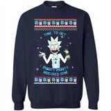 Rick and Morty Time to get Riggity Riggity Wrecked Son Christmas sweater - Sweatshirt