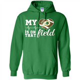 Washington Redskins Football My Heart is on that Field - Hoodie