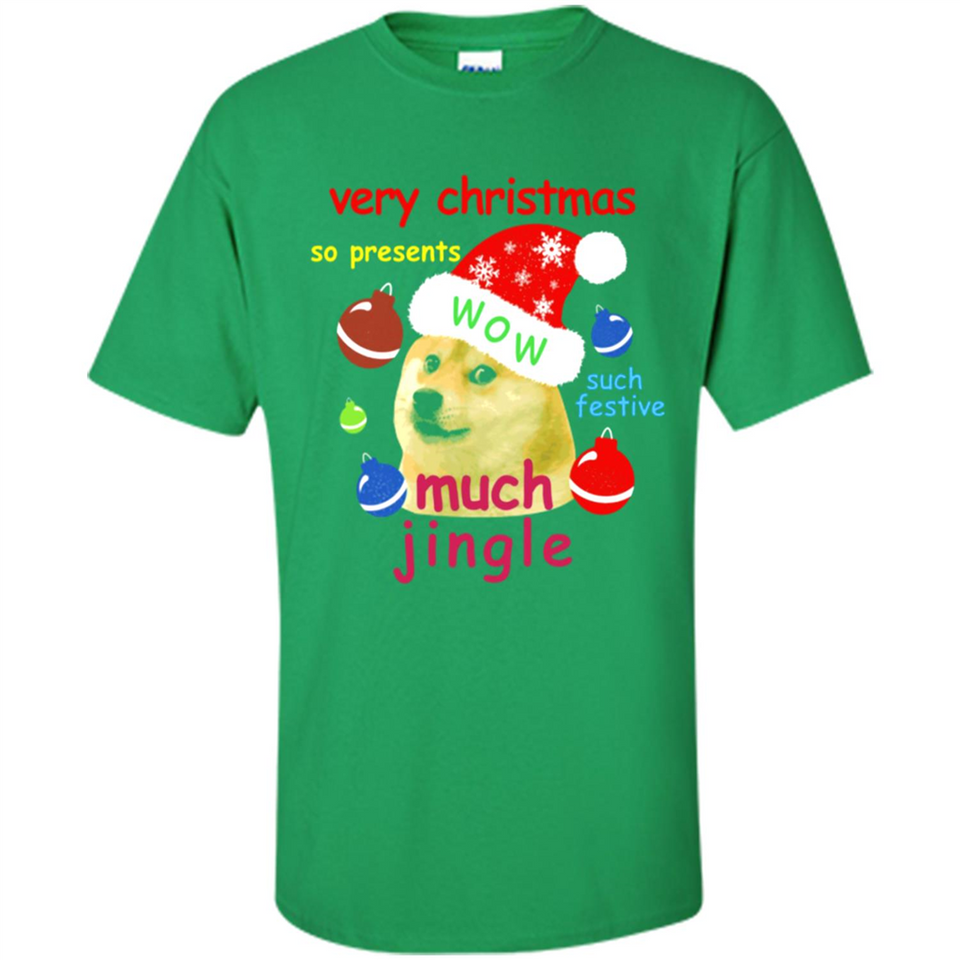 Christmas Doge Meme Shirts Funny Santa Shiba Inu Dog - Shirt
