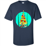 Funny Pizza Ugly Christmas Sweater Xmas Pizza Tree - Shirt