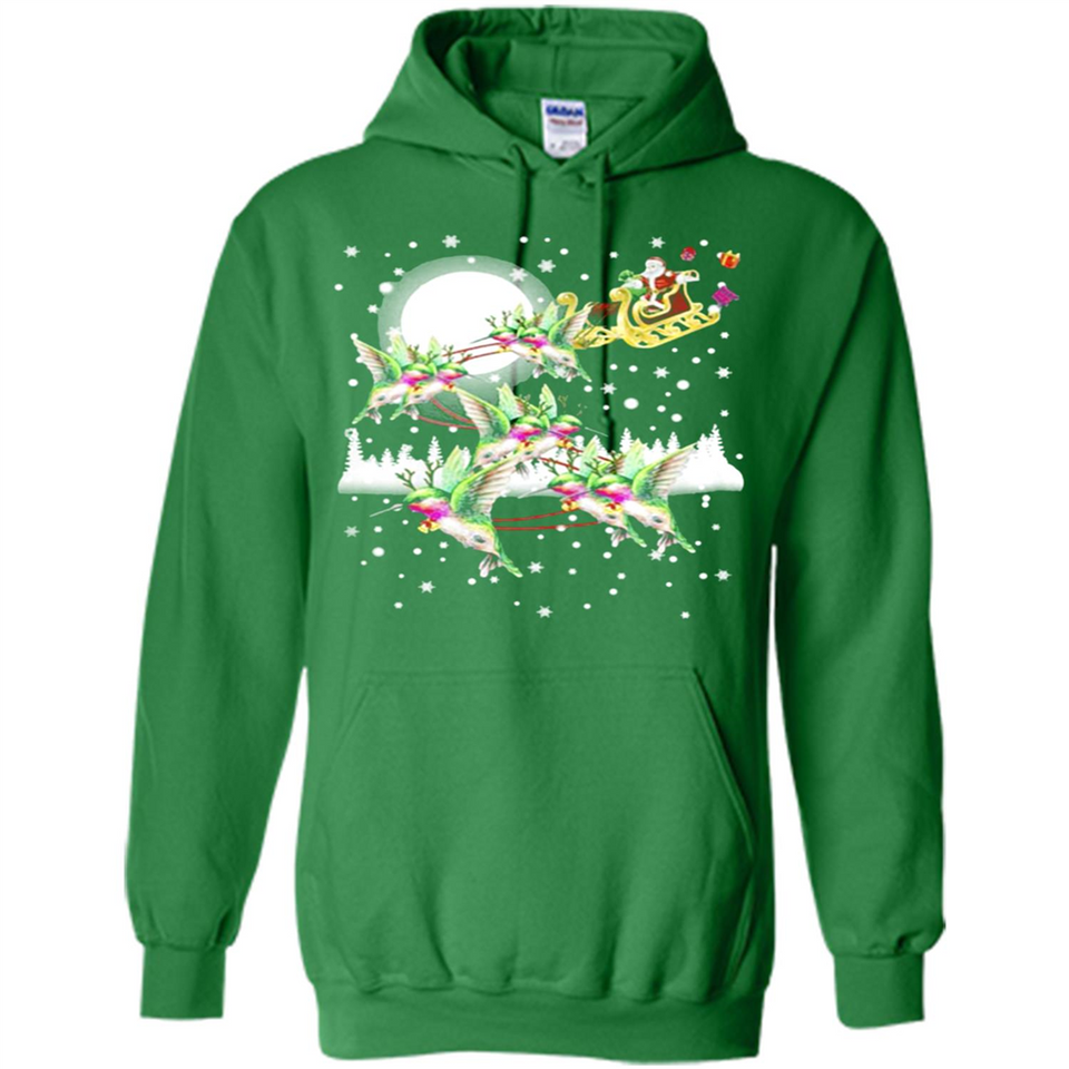 Hummingbird Santa Sleigh - Hoodie