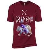 Grandma Bear Shirt Tribal Family Vacation & Camping Tee - Premium Short Sleeve T-Shirt