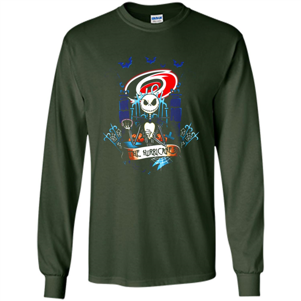 Carolina Hurricanes Halloween The Nightmare Before Christmas - Long Sleeve T-Shirt