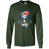 Carolina Hurricanes Halloween The Nightmare Before Christmas - Long Sleeve T-Shirt
