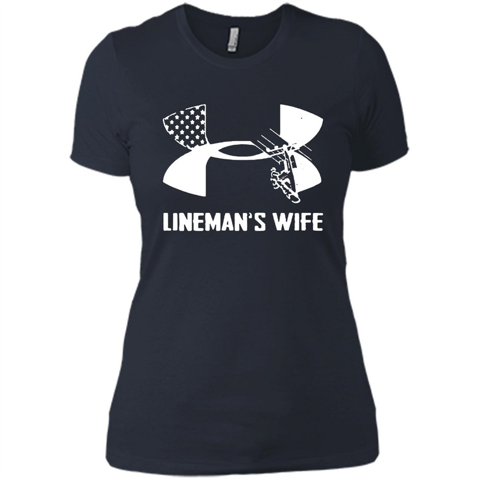 Lineman Wife Under Armour - Ladies' Boyfriend T-Shirt