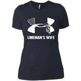 Lineman Wife Under Armour - Ladies' Boyfriend T-Shirt