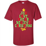 Joy Love Cheer Believe Christmas Tree