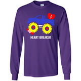 HEART BREAKER BLUE MONSTER TRUCK VALENTINE'S DAY