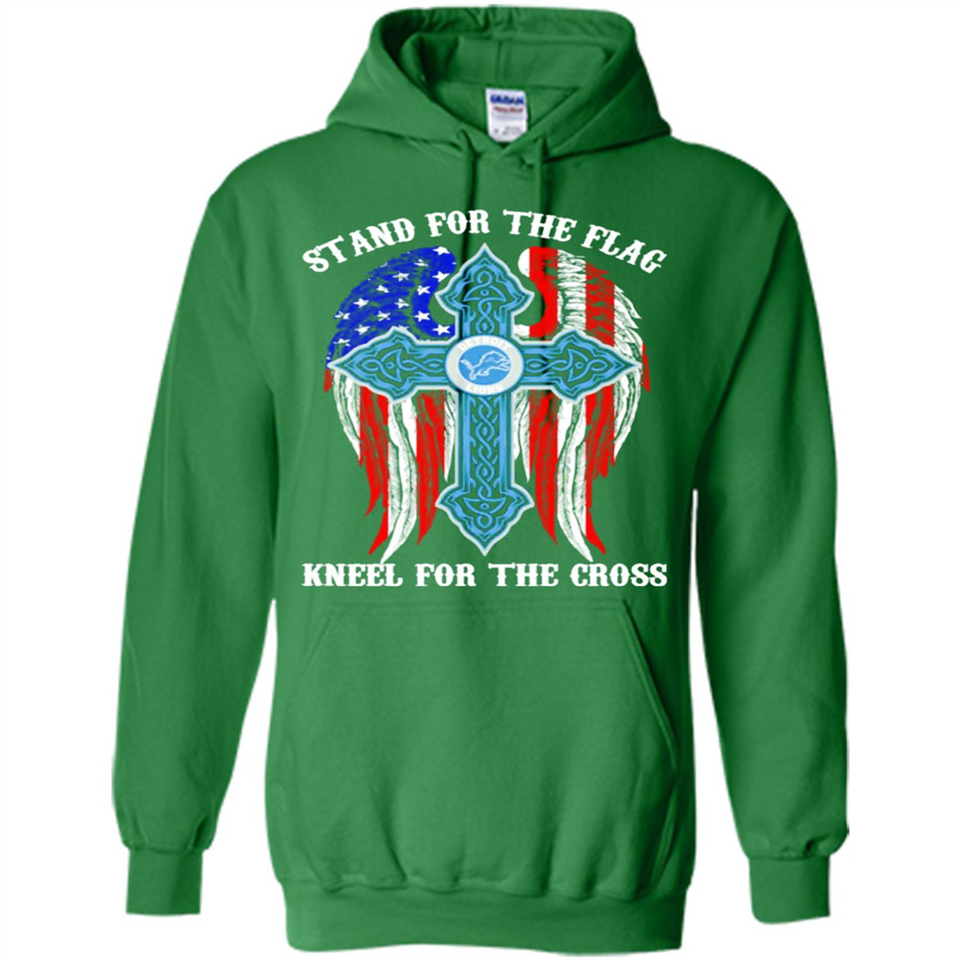 Detroit Lions - stand for the flag kneel for the cross