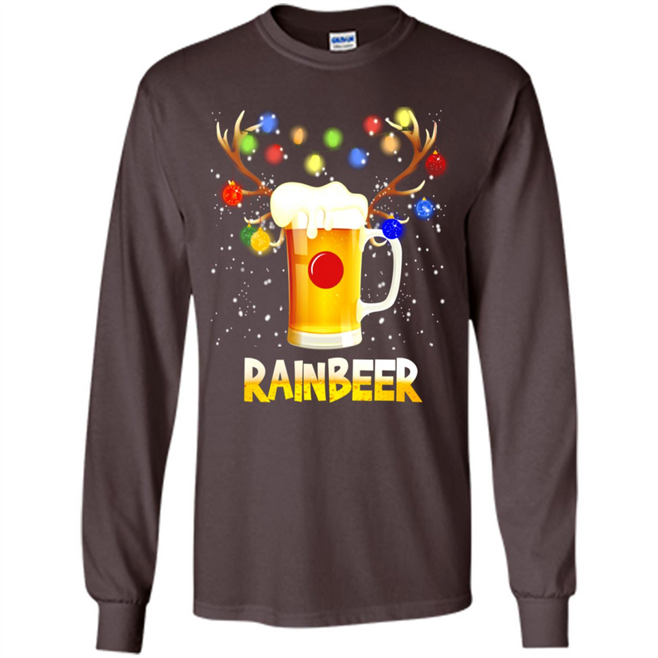 Rainbeer Christmas Reindeer Beer Drinking