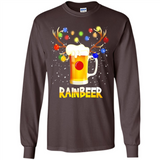 Rainbeer Christmas Reindeer Beer Drinking